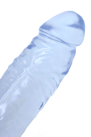 Classic 8'' Dildo with Suction Cup - Clear