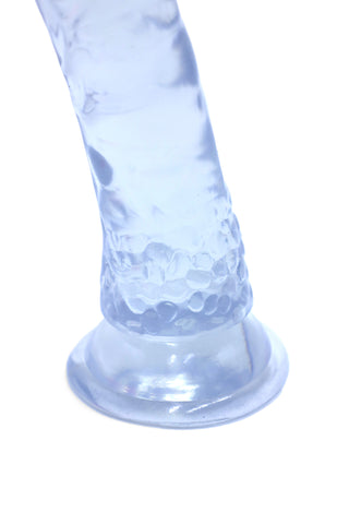 Classic 8'' Dildo with Suction Cup - Clear
